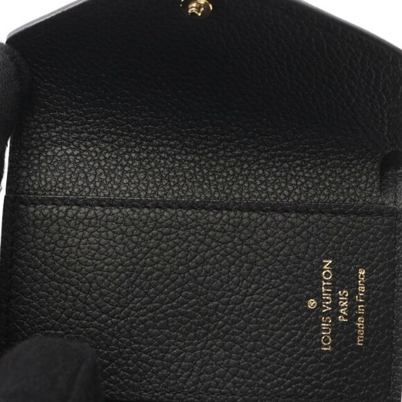 Louis Vuitton Zoe Portefeuille Wallet Empreinte Noir Black Tri fold - Picture 7 of 7